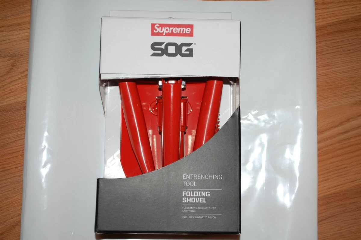 Supreme/SOG FW17 Red Collapsible Shovel Brand New