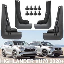 Molded Mudguards Mud Flaps Splash Guard Fender For Highlander 2020 2021 2022