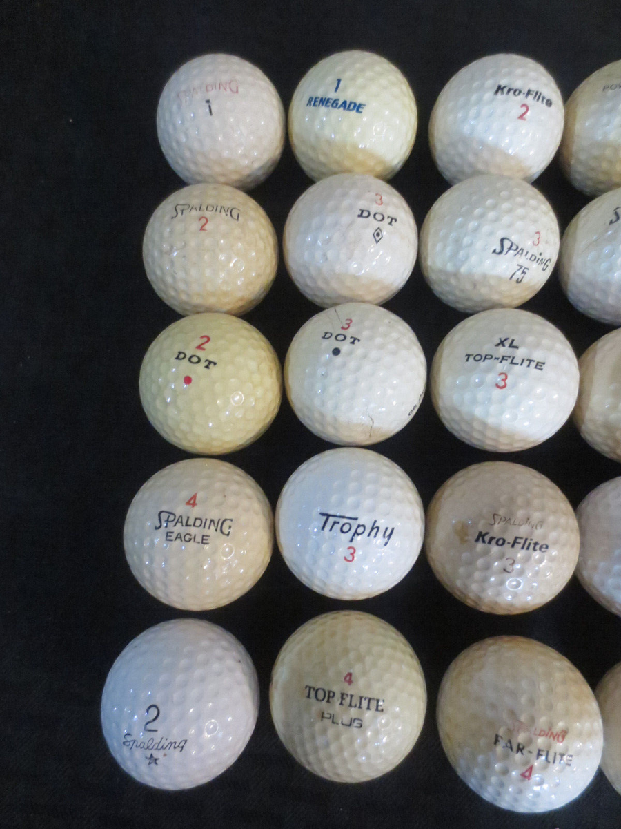 新品 ビンテージ SPALDING Flying Lady ゴルフボール 15個 Vintage Spalding Flying Lady Golf Ball - Pre-Played - For
