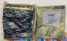 2 Pairs Vintage Silkies Control Top Pantyhose 070405 X-Tall Taupe Made In USA