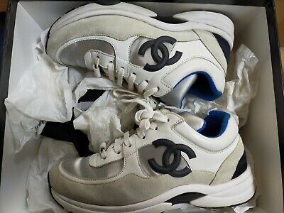 Chanel 37 sneaker blue 2018 US 6.5 JP 23.5cm Women shoes Disinfected | eBay