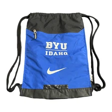 Nike BYU Idaho Cougars Gym Sack Drawstring Bag Backpack Royal Blue One Size