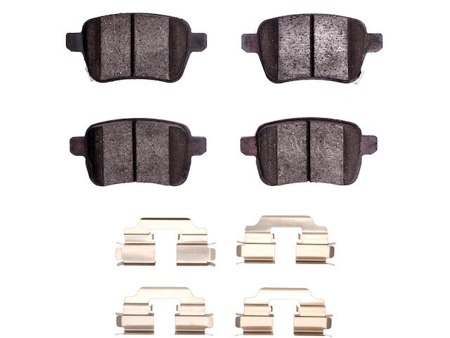 For 2014-2019 Fiat 500L Brake Pad Set Rear Dynamic Friction 58117RFXS 2015 2016