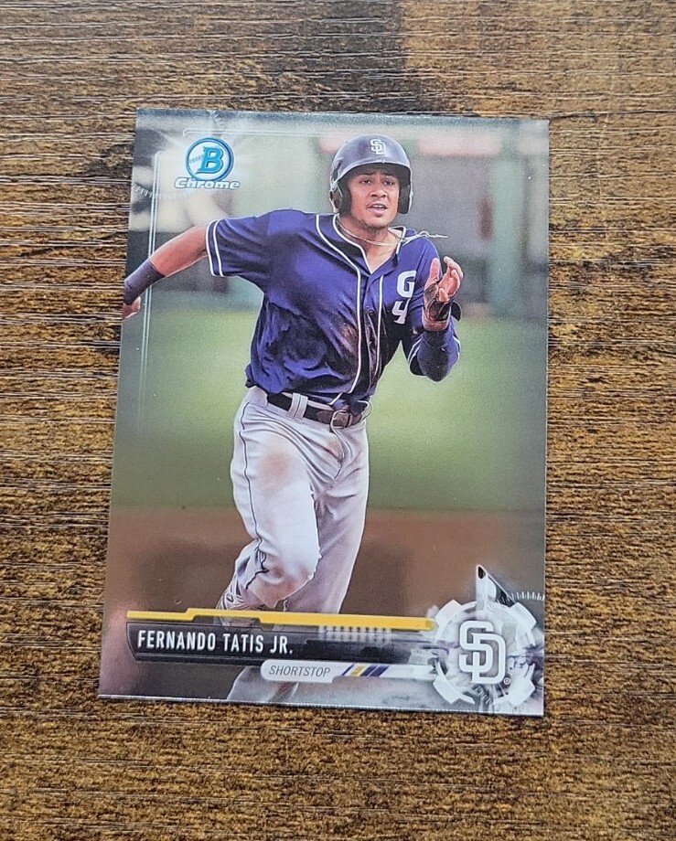 2017 Bowman Draft Chrome Fernando Tatis Jr. #BDC-71 Prospect Rookie RC Padres