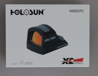 Holosun HS HS507C-X2 Multi Red Open Reflex Sight 2MOA/32MOA