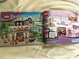 Manual ONLY- Lego Friends - Heartlake Grand Hotel 41101 - Discontinued