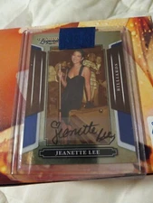 2008 Donruss Sports Legends JEANETTE LEE AUTO 042/250 Blue BLACK WIDOW 🎱 POOL