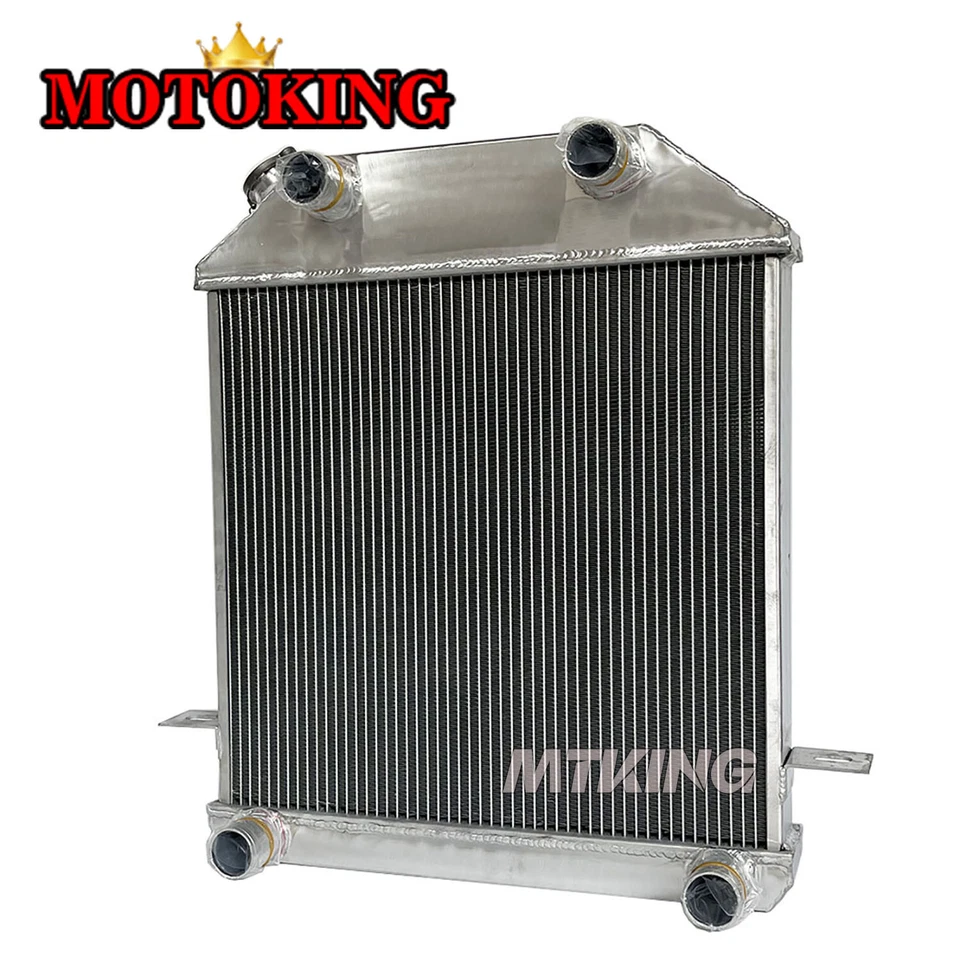 Full Aluminum Radiator Fit 1939-1940 40 39 Ford Deluxe/Pickup Truck Flathead V8 - Image 3 of 4