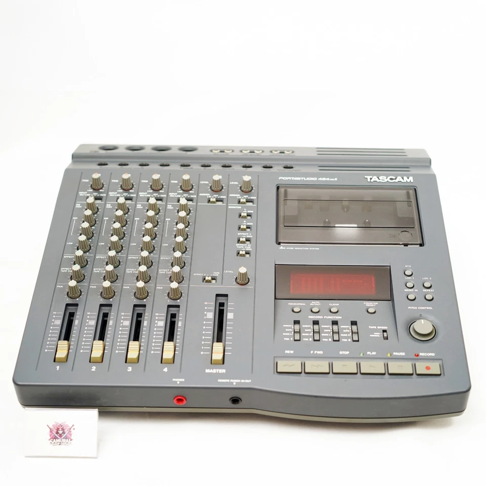 TASCAM 424 MKII Portastudio 4-Track Cassette Tape Recorder Mixer Tested Japan - Image 2 of 4