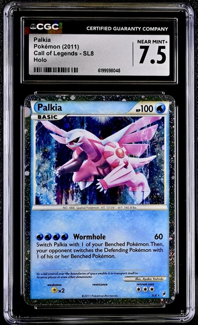 Pokémon Palkia (Shiny) SL8 Call of Legends Holo - CGC 7.5 Near Mint+