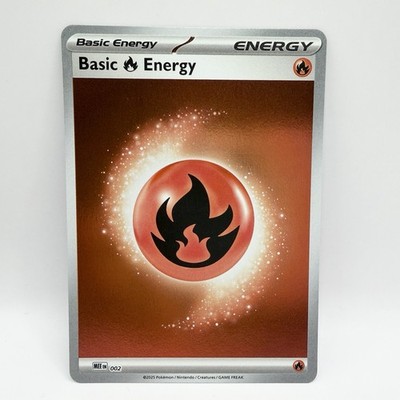 Basic Fire Energy 002 MEE: Mega Evolution Energies Reverse Holo 2025 NM