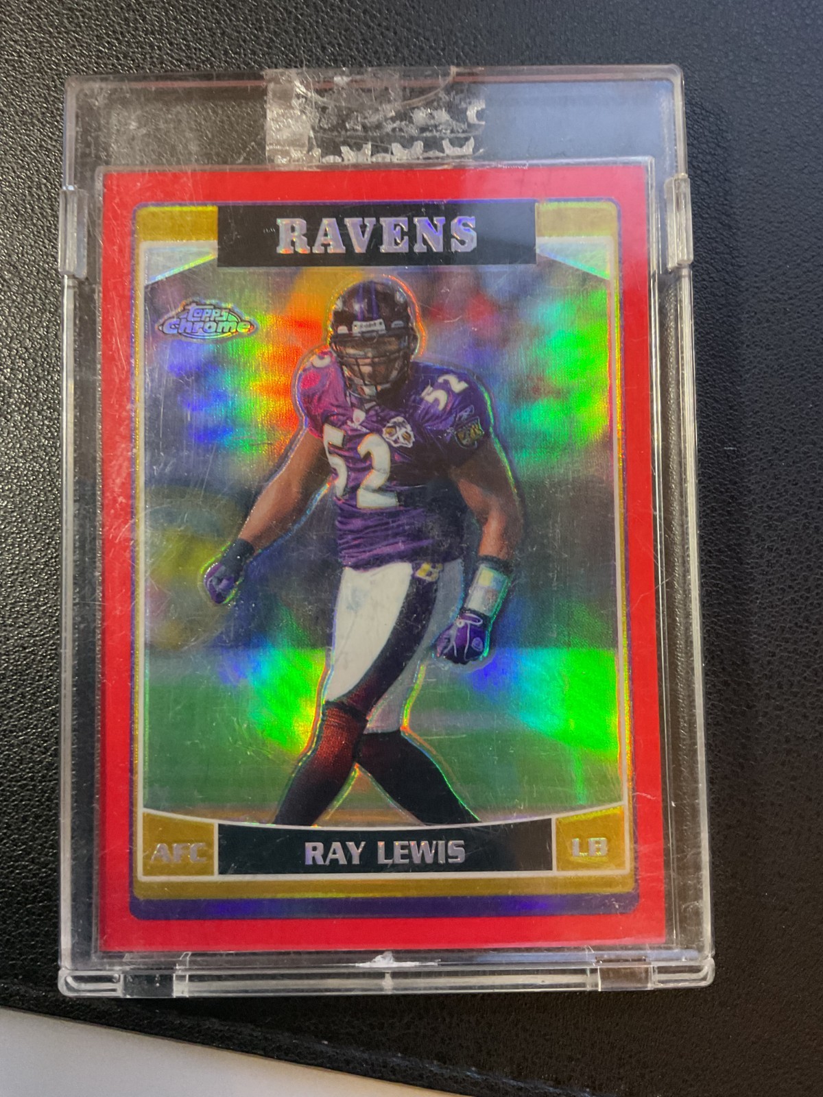 2006 Topps Chrome - Ray Lewis #56 Red Refractor /259