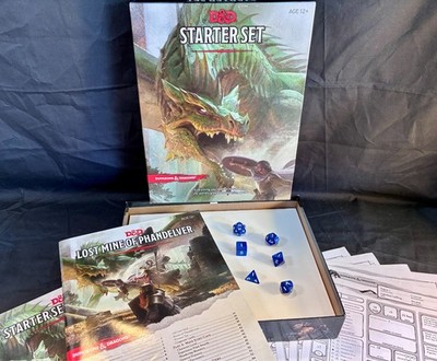D&D STARTER SET Dungeons & Dragons 5th Edition - Lost Mine of Phandelver + Dice