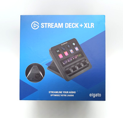 Elgato Stream Deck + XLR - Audio-Mixer & Controller - Schwarz