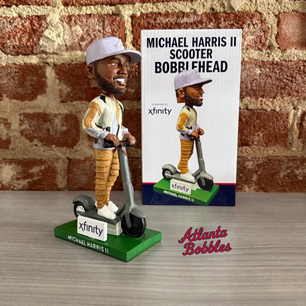 球場配布　マイケル・ハリス　II世　Braves マイナー　ボブルヘッド 球場配布 マイケル・ハリス II世 Braves マイナー ボブルヘッド