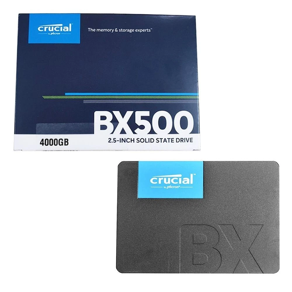 Crucial BX500 SSD 4 TB 2.5" SATA III 6Gb/s (CT4000BX500SSD1) / Excelente estado