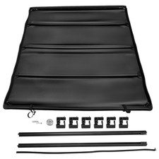 6.4ft Roll-up Soft Tonneau For Dodge Ram 1500 2019-2025 26 Truck Bed Cover Black