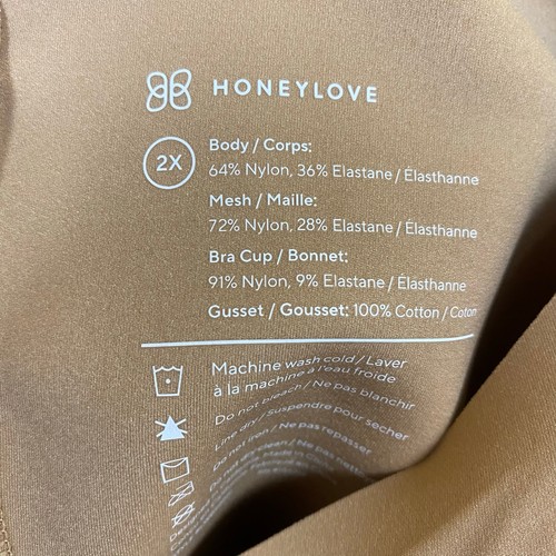 Body sin mangas de compresión moldeadora de arena para mujer Honeylove Liftwear talla 2X nuevo con etiquetas - Imagen 10 de 13
