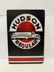 Vintage Hudson Oil Company High Octane Motor Oil Gas Metal Tin Sign Sz 12”x8”