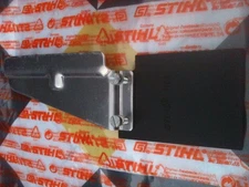 STIHL 070 090 Geniune Oil Tank Guard and Chip Flap Combination with screws