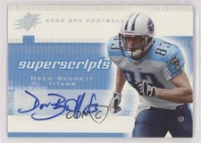 2005 SPx Superscripts Drew Bennett #SS-DT Auto 0rx8