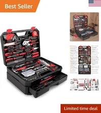 Durable 325-Piece DIY Tool Set in Toolbox - Perfect for Homeowners & Handymen