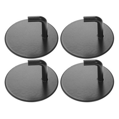 4pcs Self Adhesive Kitchen Towel Hanger No-Drill Hooks Stick On Towel Rack
