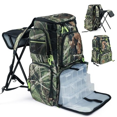 backpack tackle box ebay Fishing Backpack Tackle Box Bag with Rod Holder Boxes Foldable Fishing  Chair,