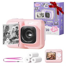Instant Print Camera for Kids, Christmas Birthday Gifts for Girls Boys Age 3-...