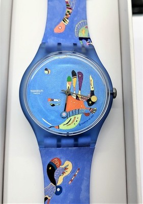 Swatch Special 2022 - SUOZ342 - Blue Sky By Vassily Kandisky - NEU -