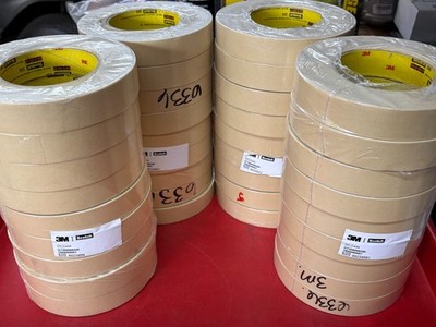 36 ROLLS 3M 06336 AUTOMOTIVE REFINISH MASKING TAPE 233+ SCOTCH 0.94'' (1'') x 60YD