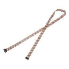 IDC Rainbow Wire Flat Ribbon Cable 2.54mm Pitch 16 Pin Connection Line FC Dua...