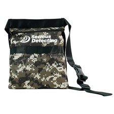 Camo Bag with 42" Waist Belt, Treasure Pouch for Metal Detecting