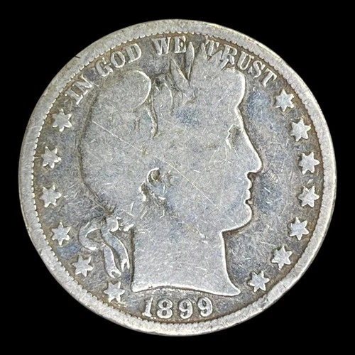 1899-S Barber Silver Half Dollar