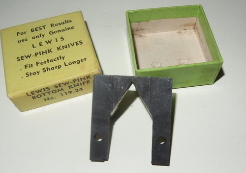 UNION SPECIAL INDUSTRIAL SEWING LEWIS SEW-PINK SEWING BOTTOM KNIFE NO 119-24 - Picture 3 of 5