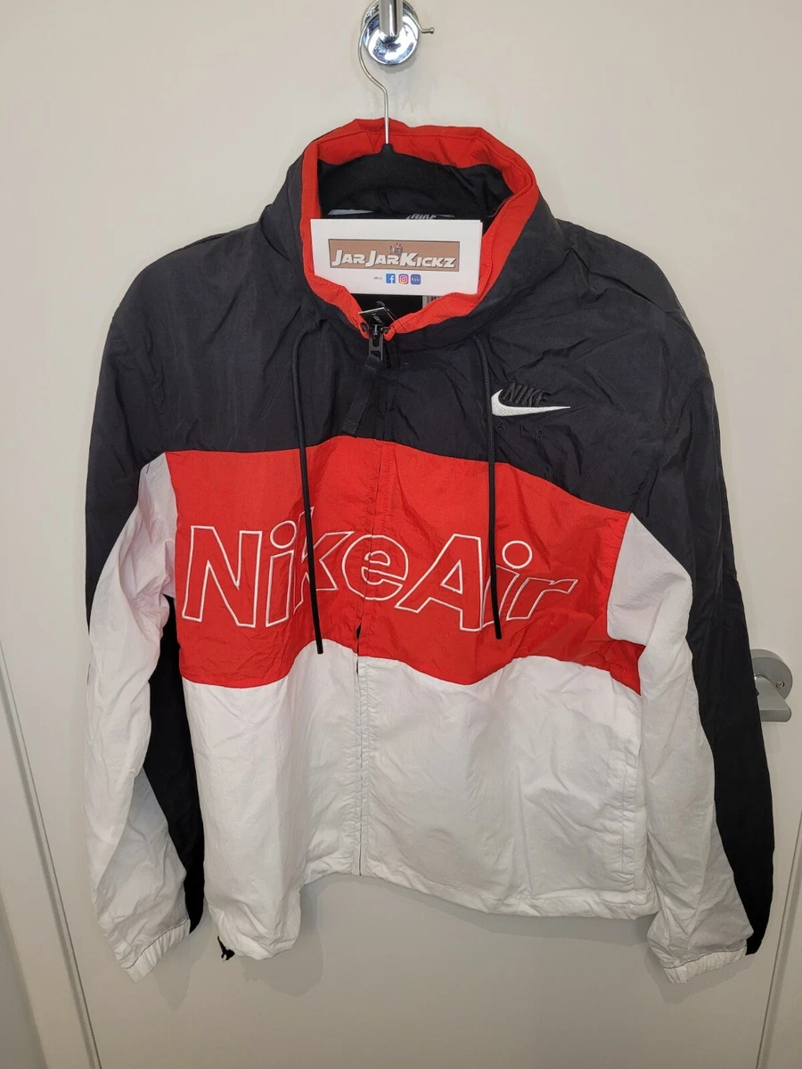 Nike jacket red cheap and white
