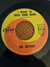 THE BEATLES - I Want to Hold Your Hand/I Saw Her Standing There Record 45 RPM