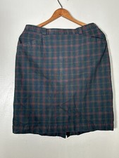 Vintage 80s skirt plaid preppy by Gap 13/14 Girls Xs USA