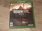Resident Evil 7 Biohazard Microsoft Xbox One Disc & Case Good Shape Disc