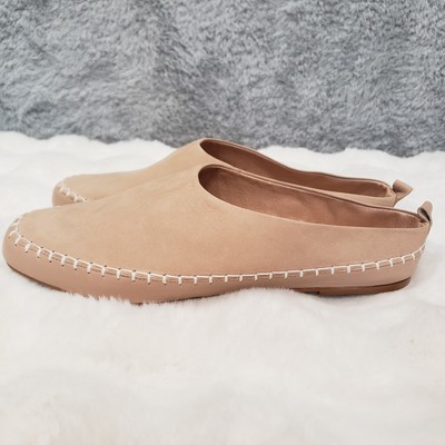 Band of the Free Scurry Flat Mule In Beige Blush Womens Size 9 NEW Modest Resort