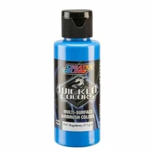 Createx Wicked Pearl Brite Blue W381 2oz Airbrush Paint