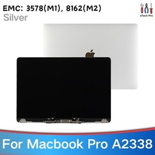 OEM LCD Display For Macbook Pro A2338 M1/M2 EMC 3578 8162 Screen Silver Assembly