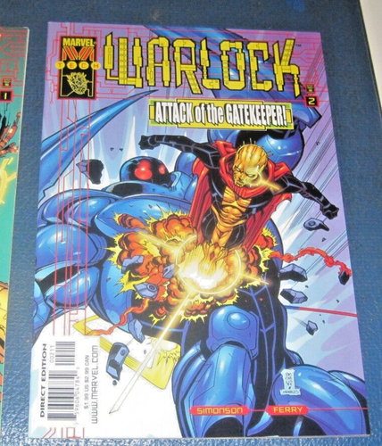 Warlock #1 & 2 (Marvel Comics 1999) New Mutants - Bild 3 von 3