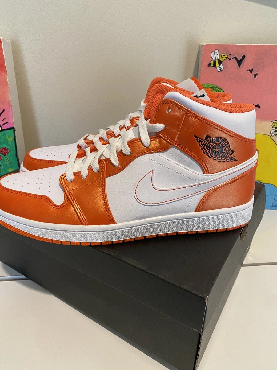 Air Jordan 1 Mid SE Electro Orange Size Mens US11 eBay