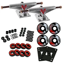 VENTURE LOW SKATEBOARD TRUCKS, Wheels, ABEC 7 Bearings
