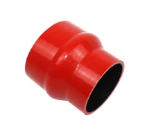 Universal 4-Ply High Temp 3.25"-3.5" ID Reducer Hump Coupler Silicone Hose RED