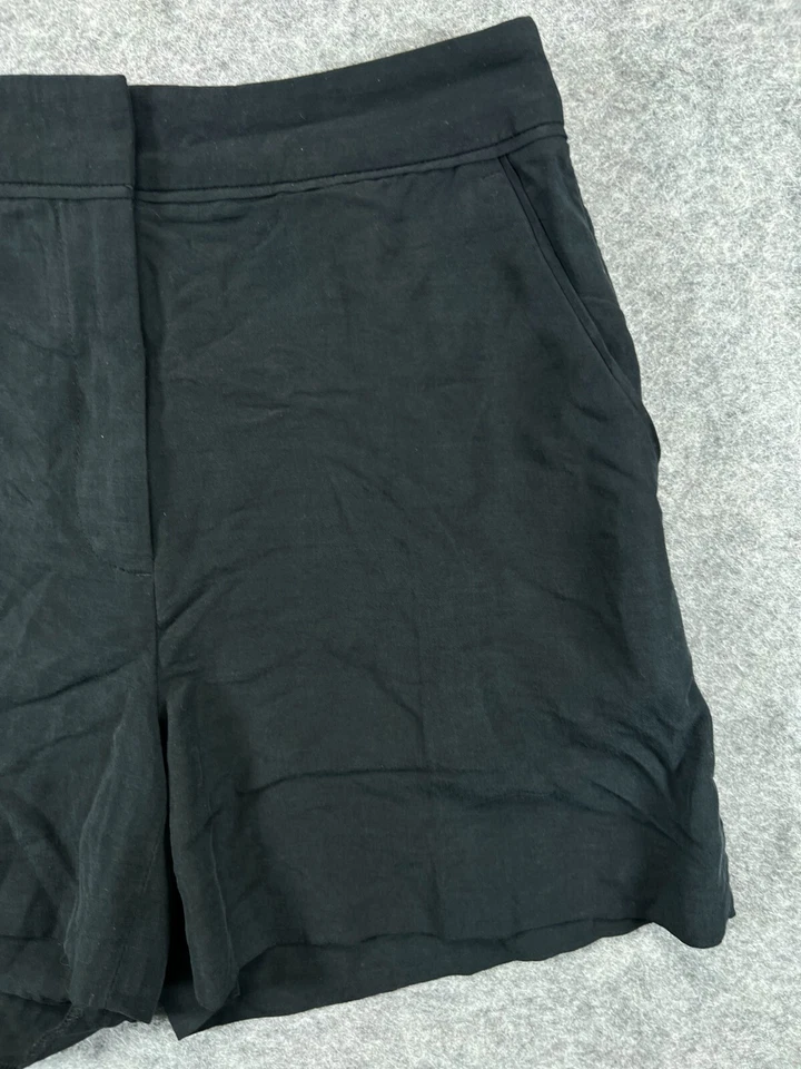 H&M Pantalones Cortos Mujer 4 EUR 34 Negro Chino Softshell Bolsillos Fiesta Informal Trabajo Foto 4 de 4