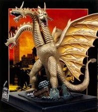 Rare  Polar Lights  1/350 Scale King Ghidorah 3-Headed Monster Plastic Kit