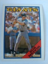 1988 Topps #41 BOB MELVIN San Francisco Giants