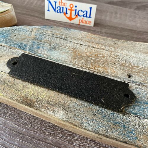 Poop Deck Sign - Antique Brass Finish - Nautical Decor - Cast Iron Wall Plaque - Picture 6 of 7